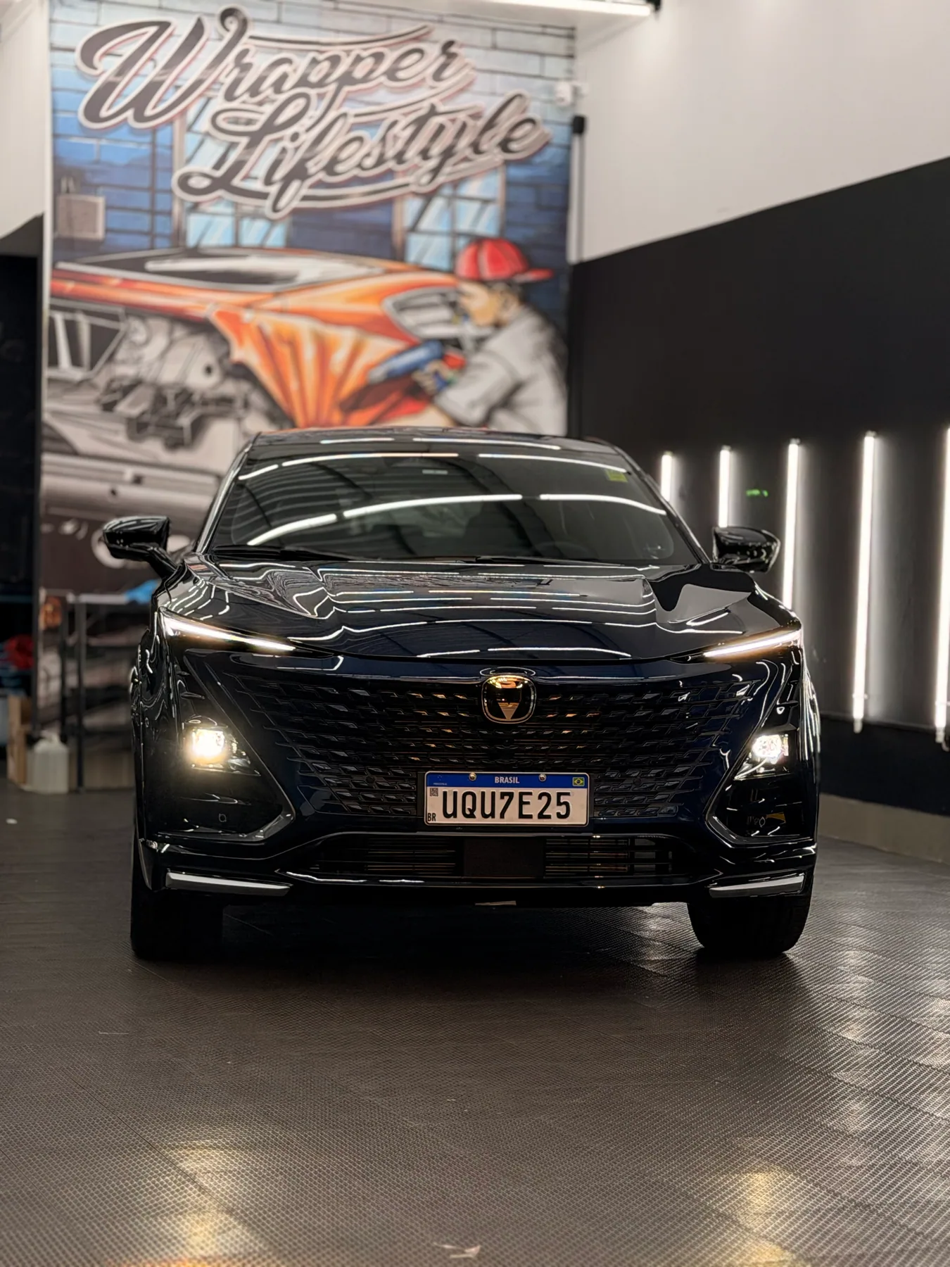 Changan Uni-T após vitrificação cerâmica na Elite Custom em Ribeirão Preto
